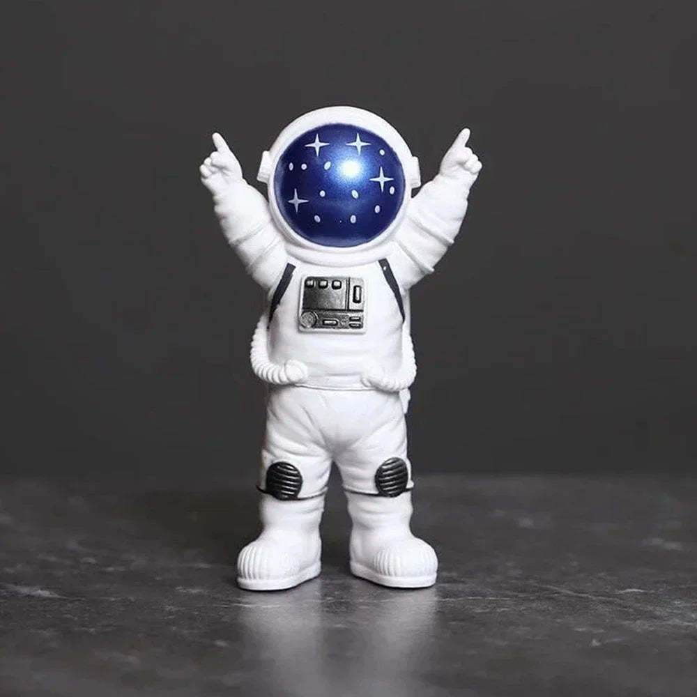 Astronauts Figure Statue Figurine Spaceman Sculpture