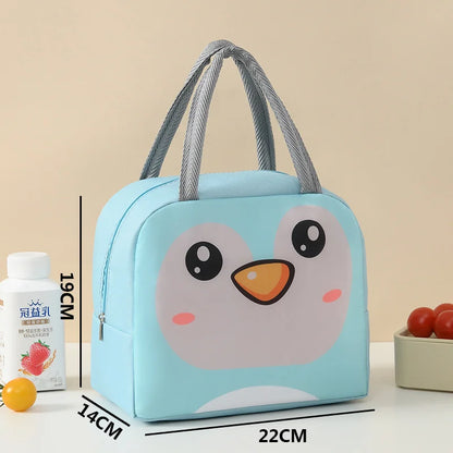 Cartoon Animals Thermal Lunch Bags